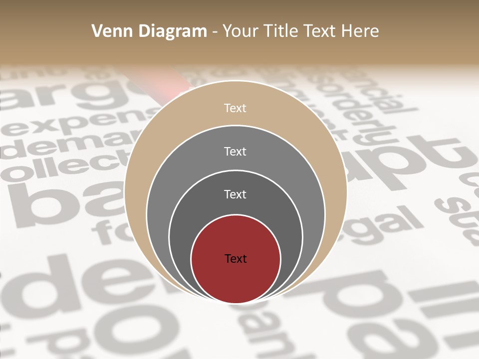 Word Crisis Despair PowerPoint Template