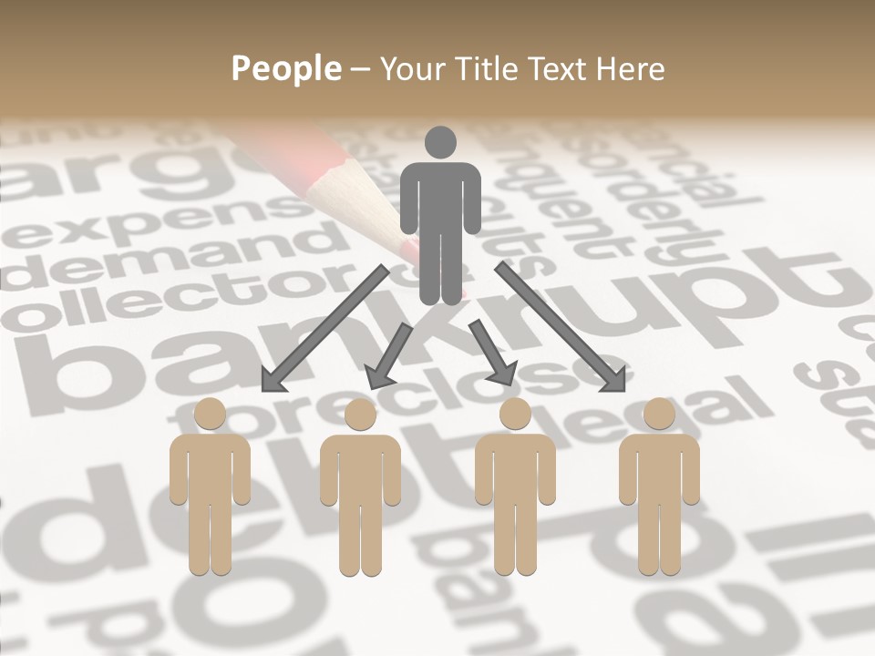 Word Crisis Despair PowerPoint Template