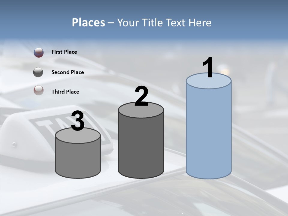 Selective Focus Transportation Car PowerPoint Template