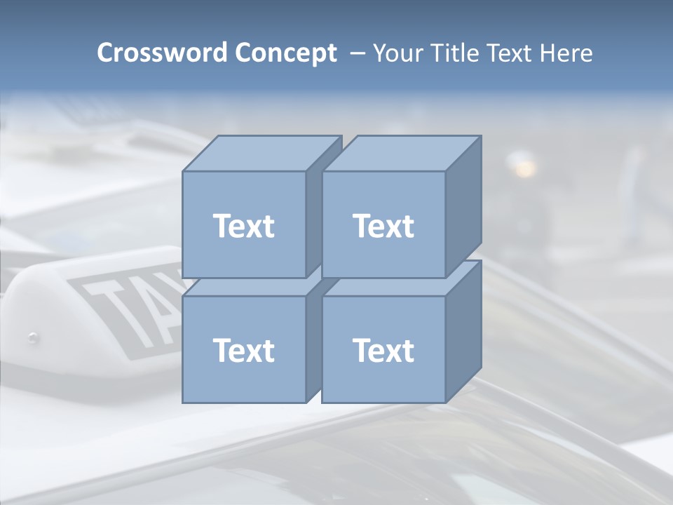 Selective Focus Transportation Car PowerPoint Template