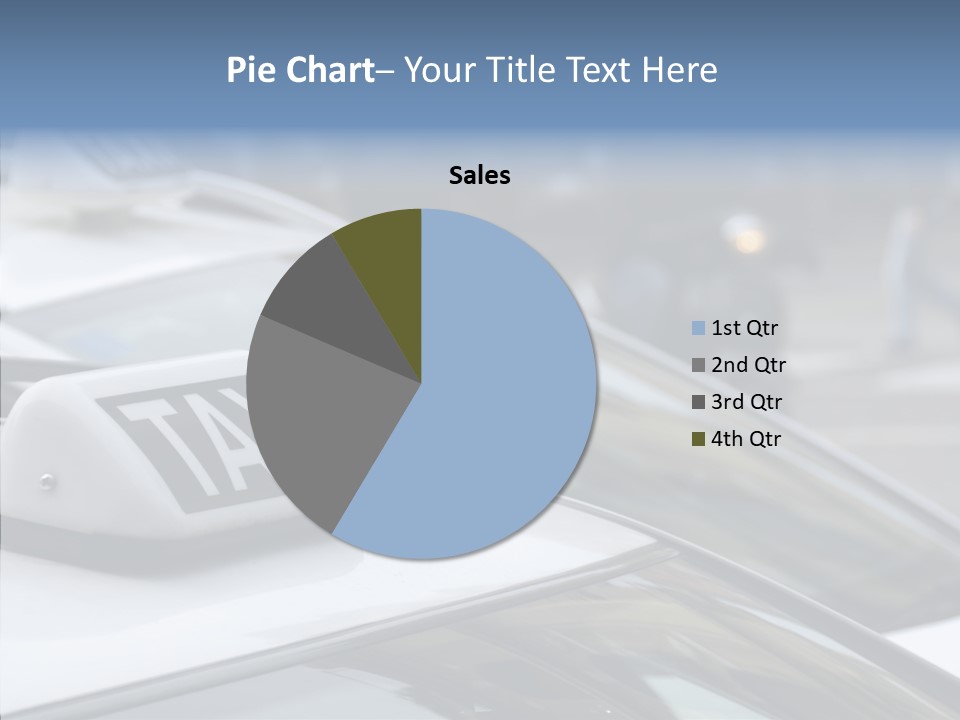 Selective Focus Transportation Car PowerPoint Template
