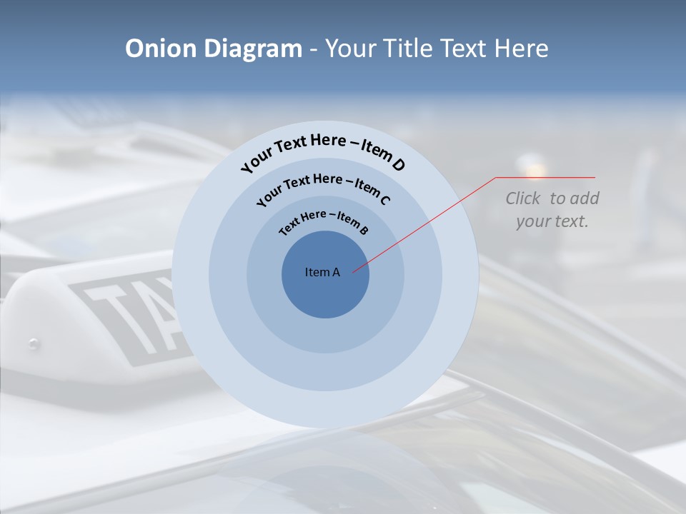 Selective Focus Transportation Car PowerPoint Template
