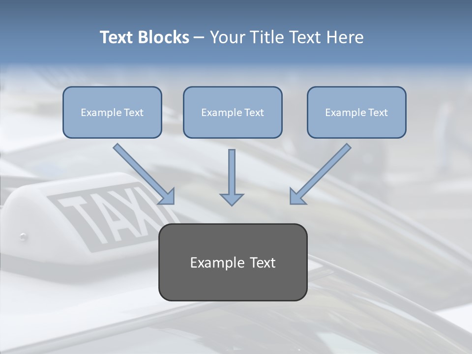 Selective Focus Transportation Car PowerPoint Template