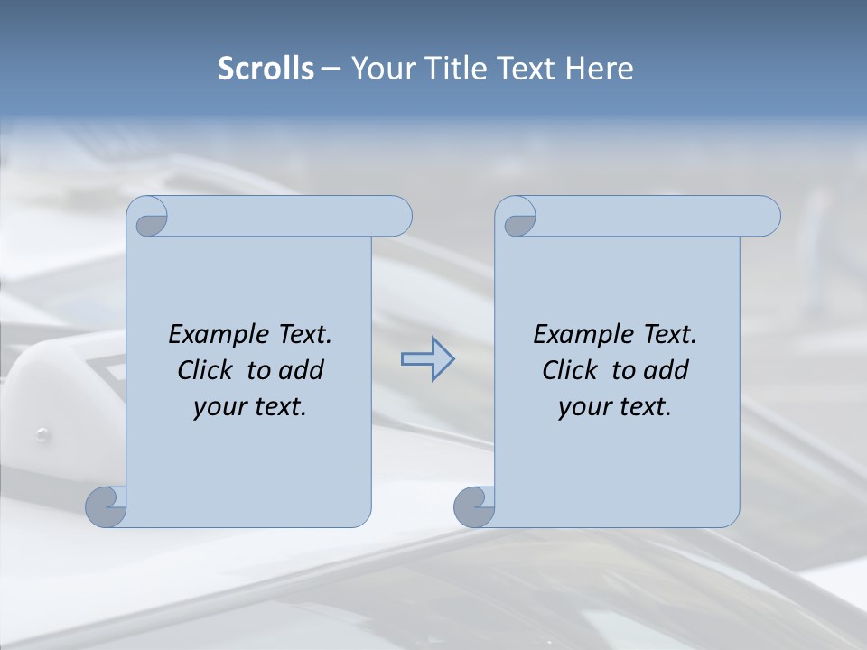 Selective Focus Transportation Car PowerPoint Template
