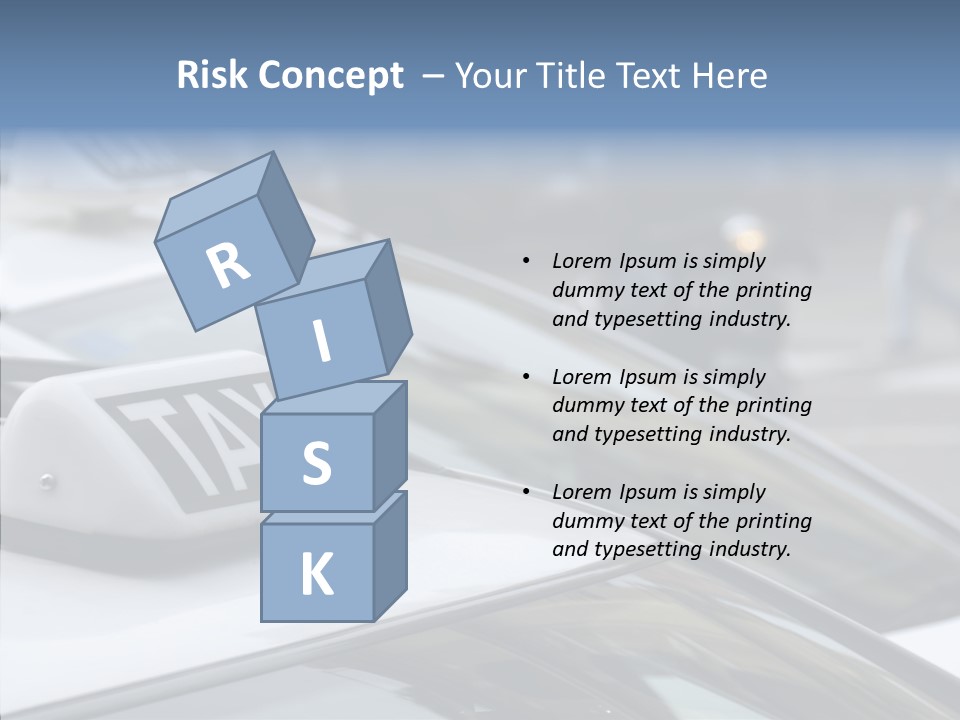 Selective Focus Transportation Car PowerPoint Template