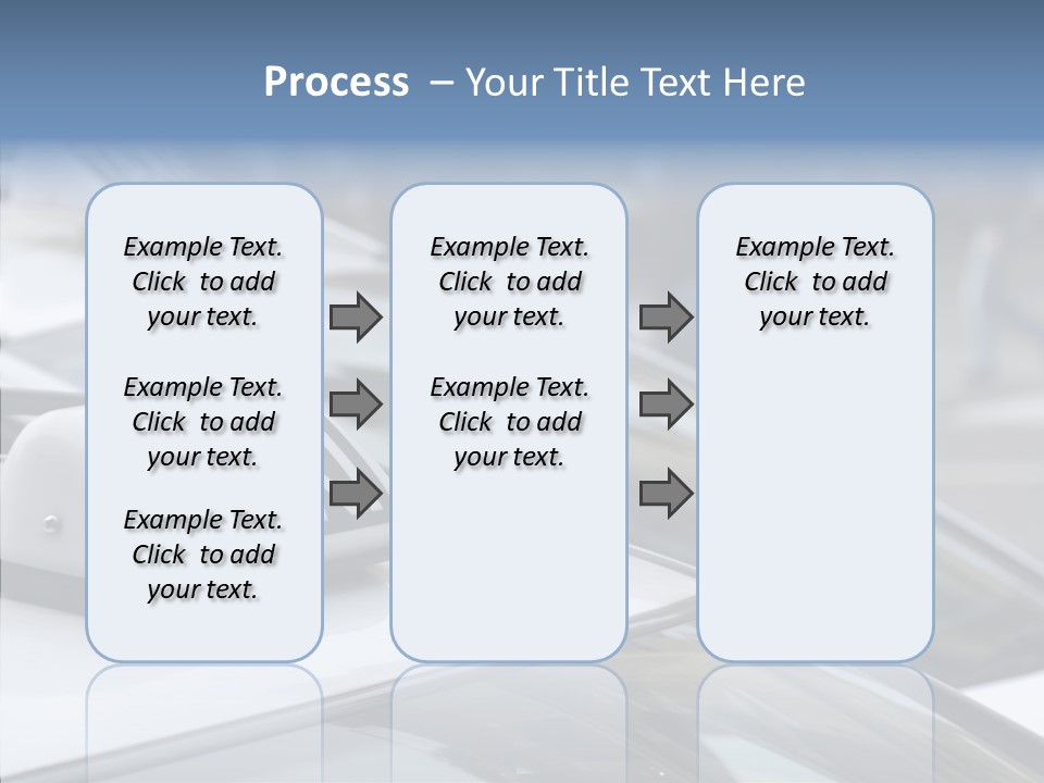 Selective Focus Transportation Car PowerPoint Template