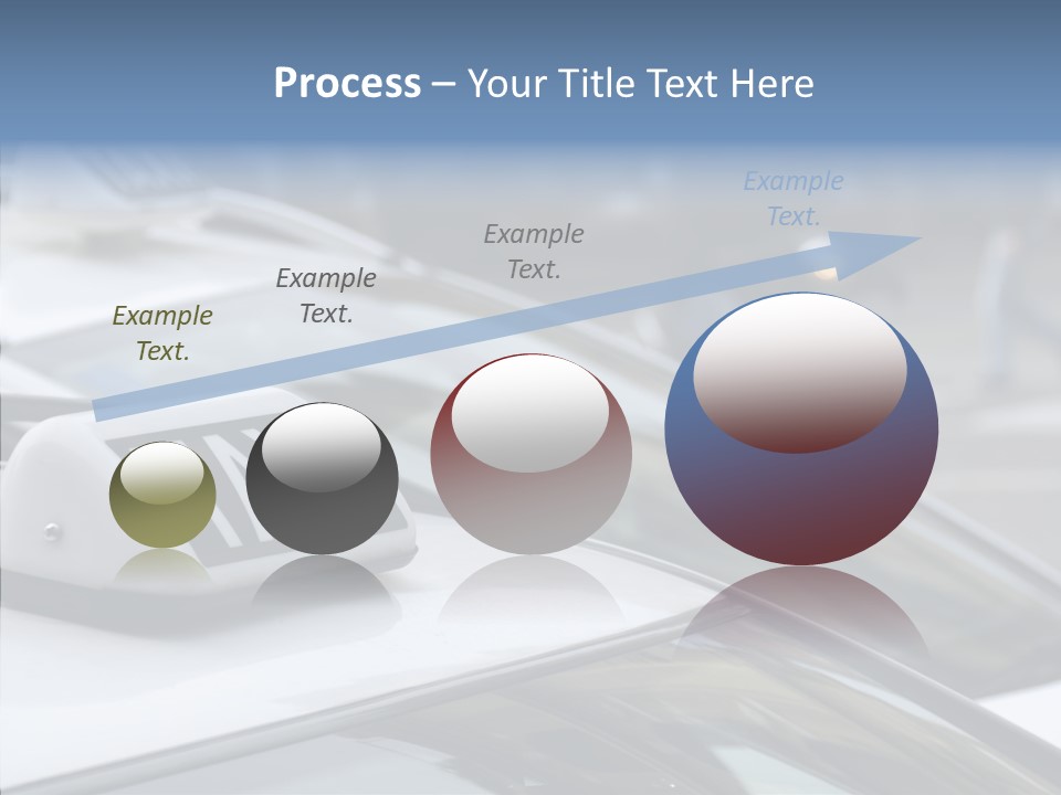 Selective Focus Transportation Car PowerPoint Template