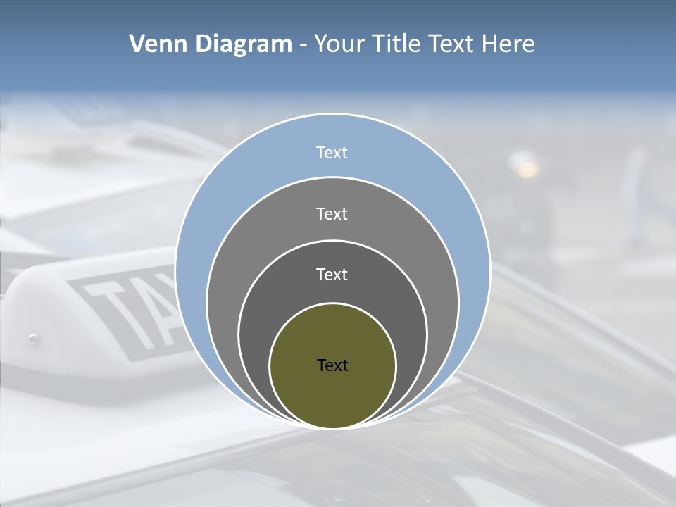 Selective Focus Transportation Car PowerPoint Template