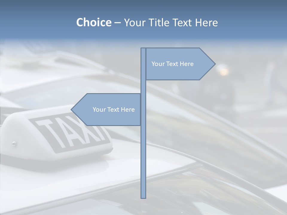 Selective Focus Transportation Car PowerPoint Template