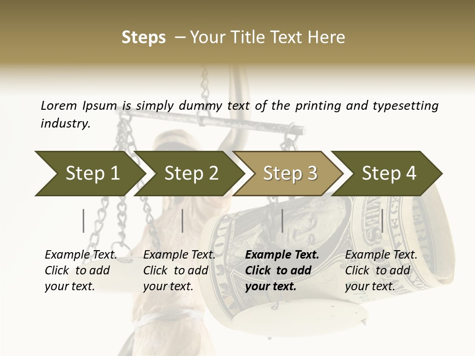 Usa Bribing Bribe PowerPoint Template
