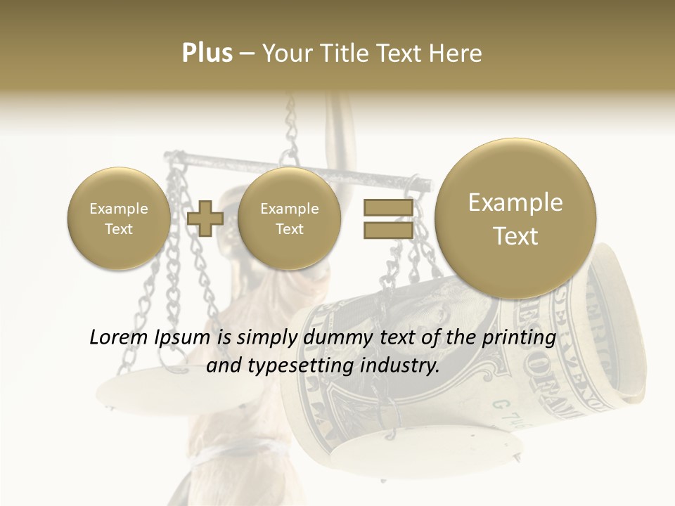 Usa Bribing Bribe PowerPoint Template