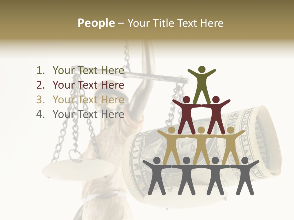 Usa Bribing Bribe PowerPoint Template