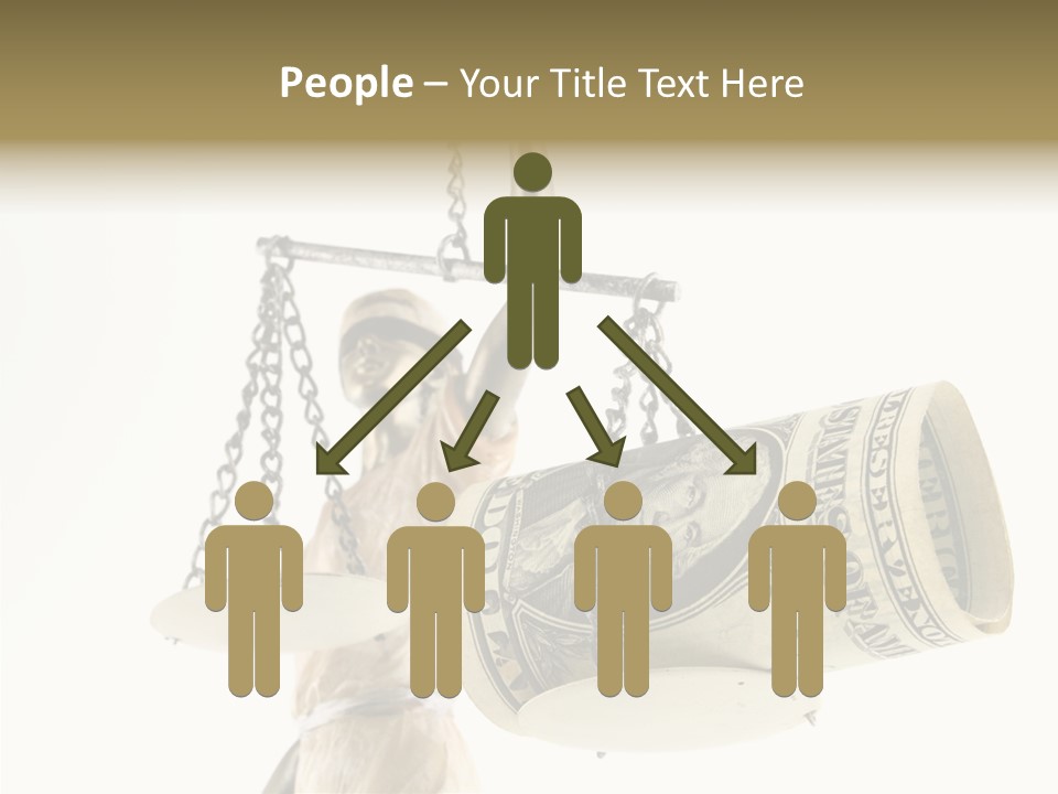 Usa Bribing Bribe PowerPoint Template