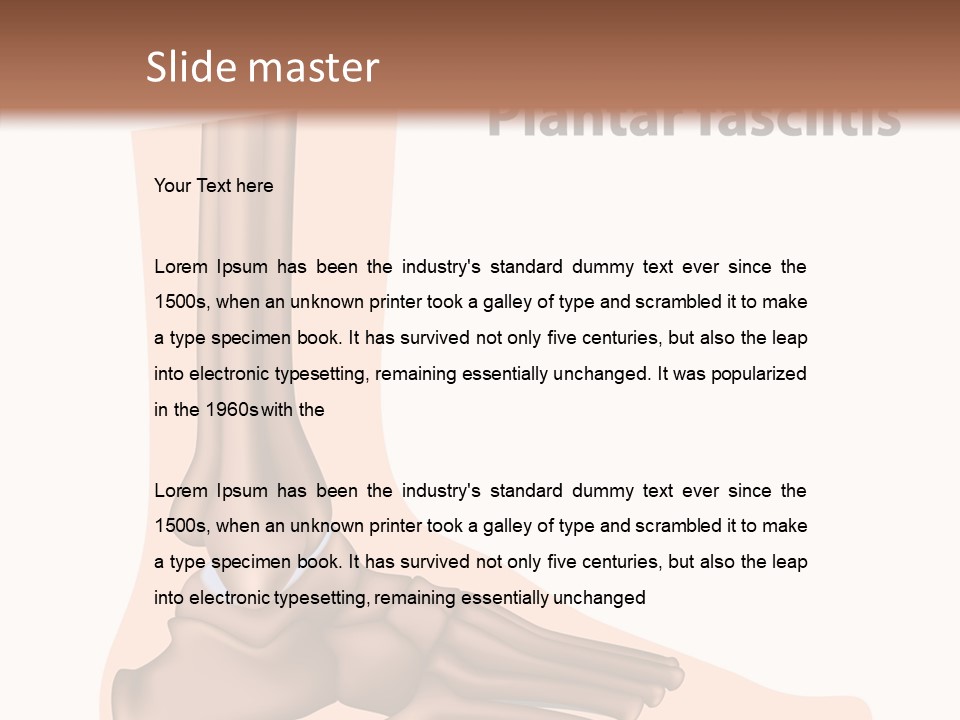 Problem Fibula Ankle PowerPoint Template