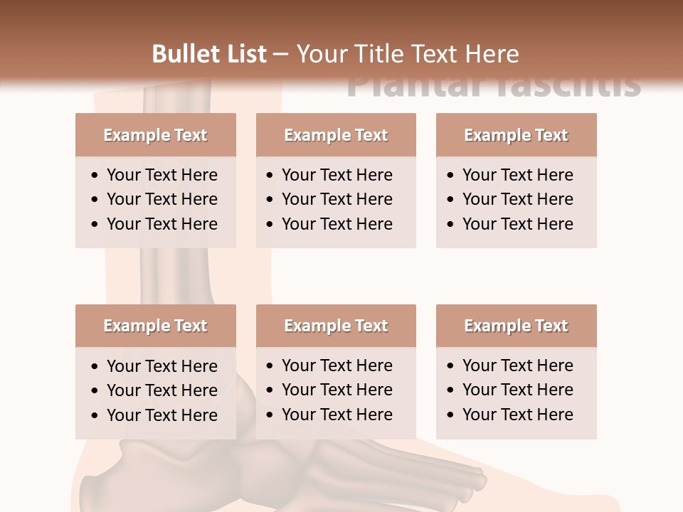 Problem Fibula Ankle PowerPoint Template
