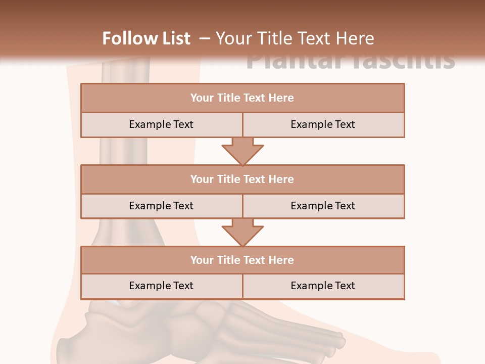 Problem Fibula Ankle PowerPoint Template