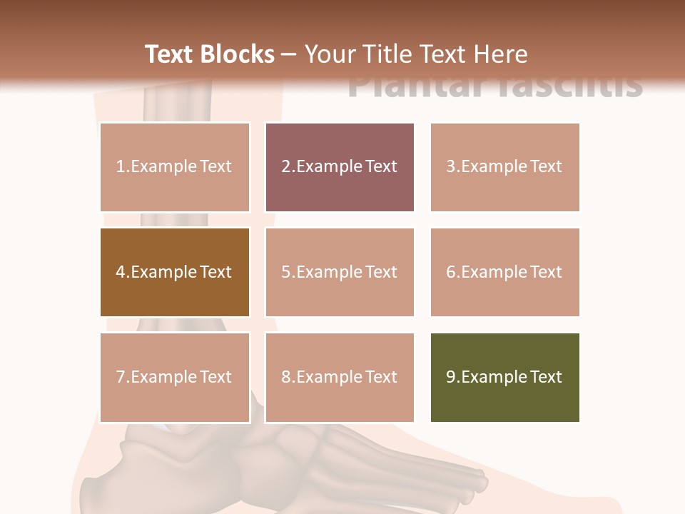 Problem Fibula Ankle PowerPoint Template