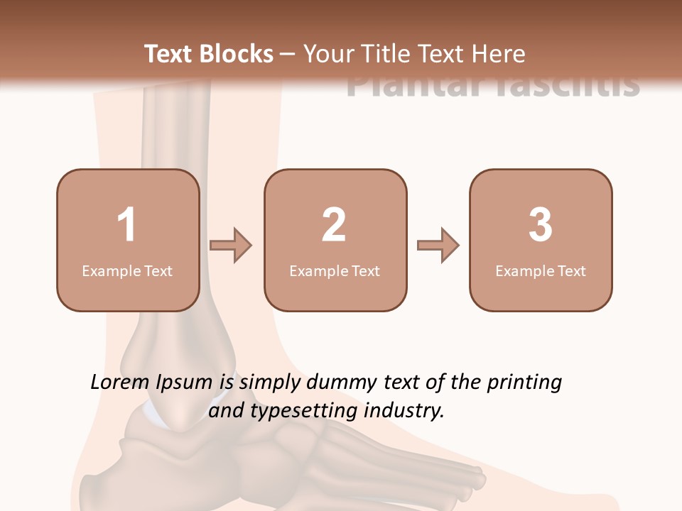 Problem Fibula Ankle PowerPoint Template