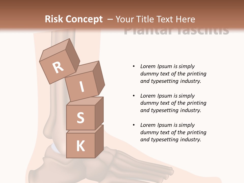 Problem Fibula Ankle PowerPoint Template