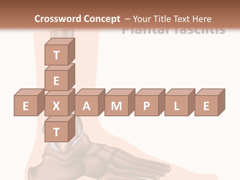 Problem Fibula Ankle PowerPoint Template