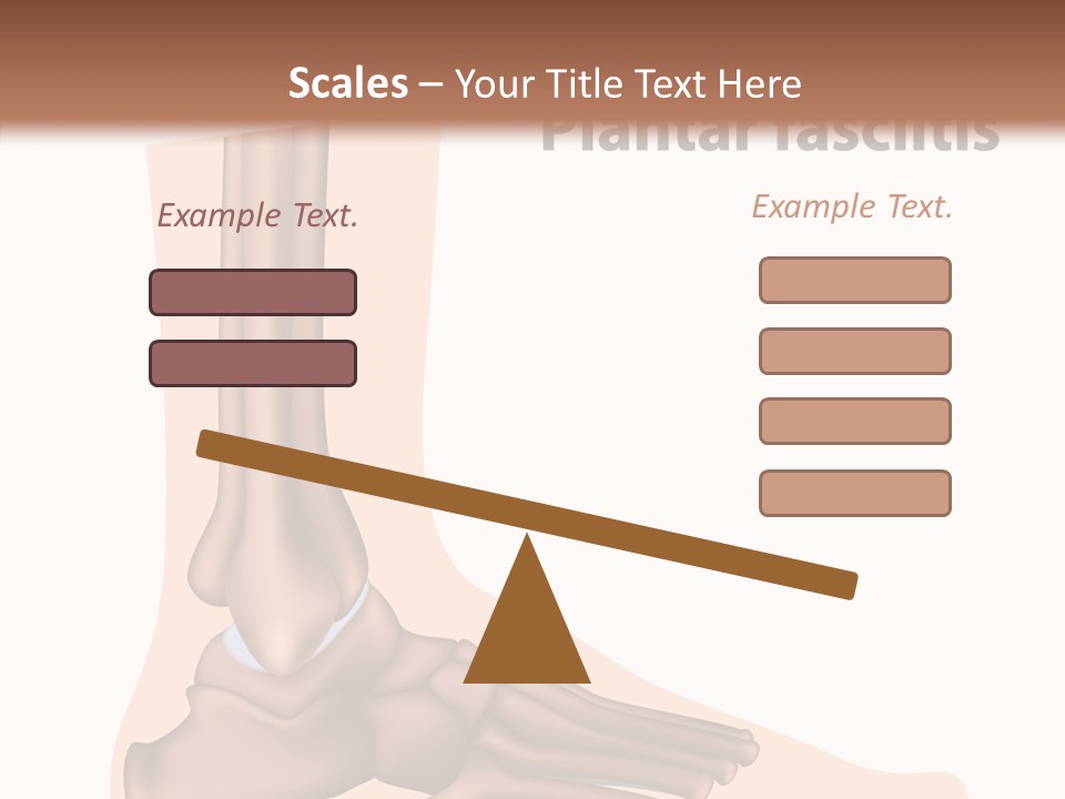 Problem Fibula Ankle PowerPoint Template