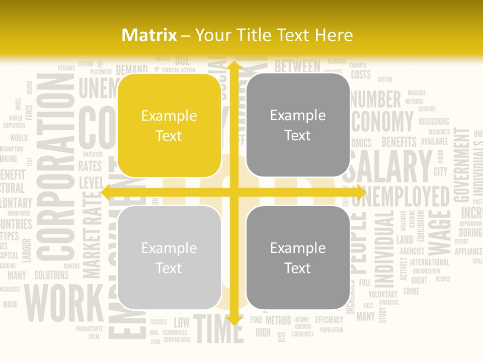 Symbol Word Candidate PowerPoint Template