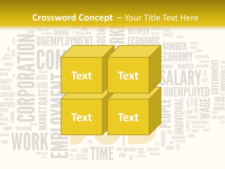 Symbol Word Candidate PowerPoint Template