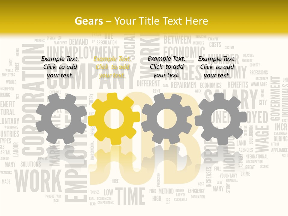 Symbol Word Candidate PowerPoint Template