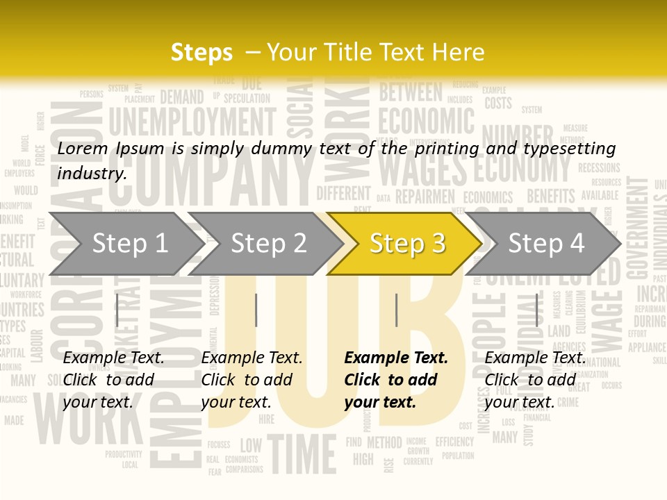 Symbol Word Candidate PowerPoint Template