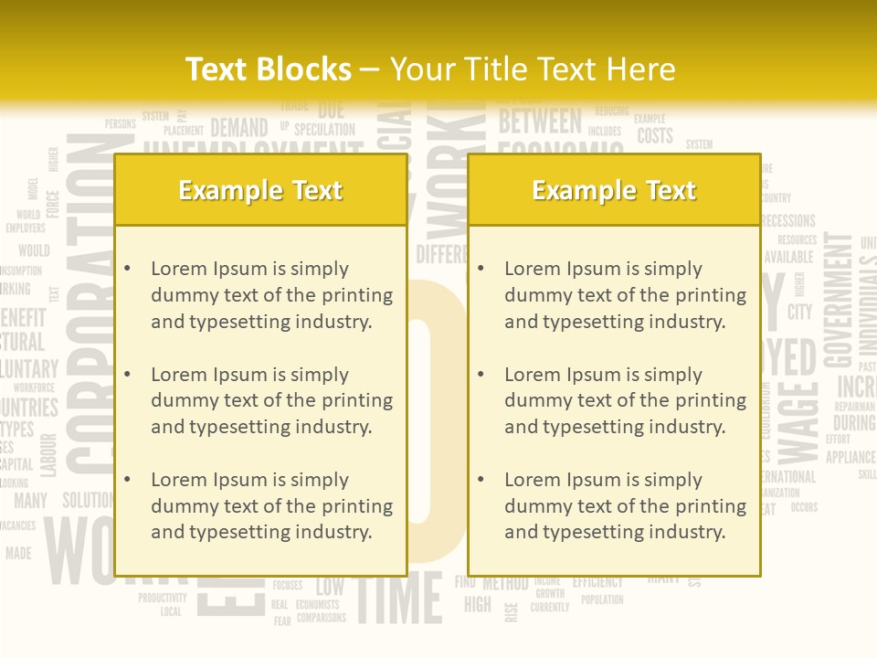 Symbol Word Candidate PowerPoint Template