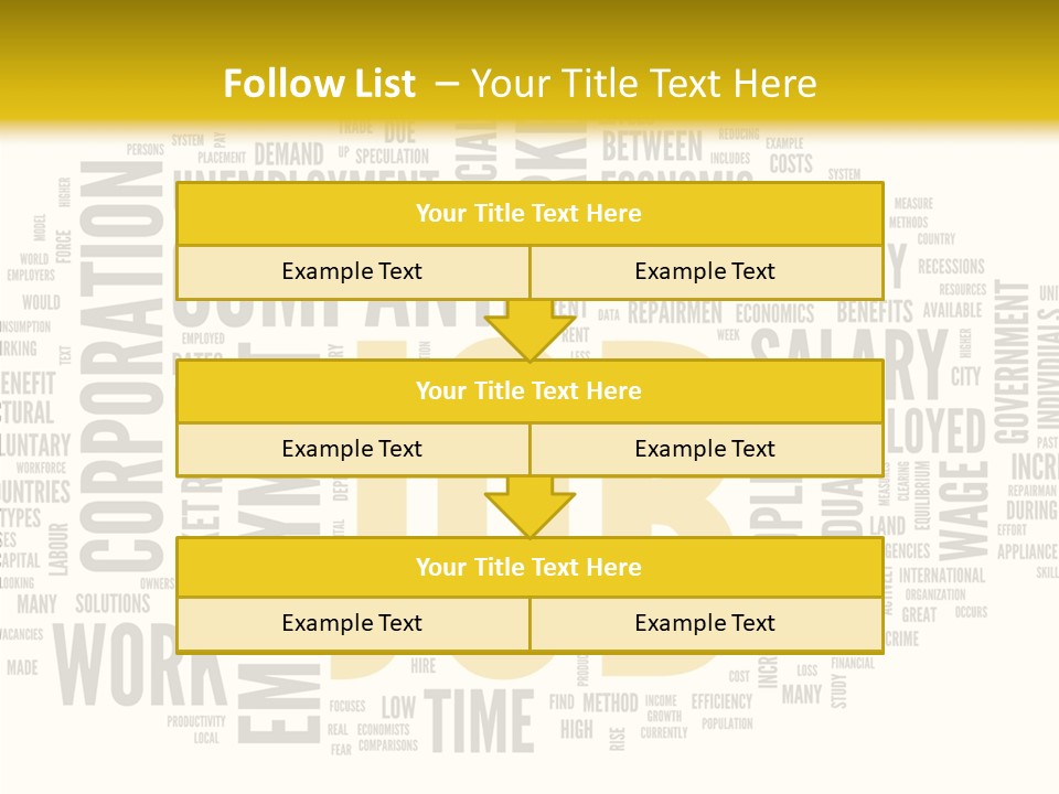 Symbol Word Candidate PowerPoint Template