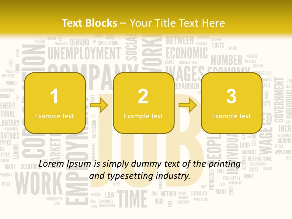 Symbol Word Candidate PowerPoint Template