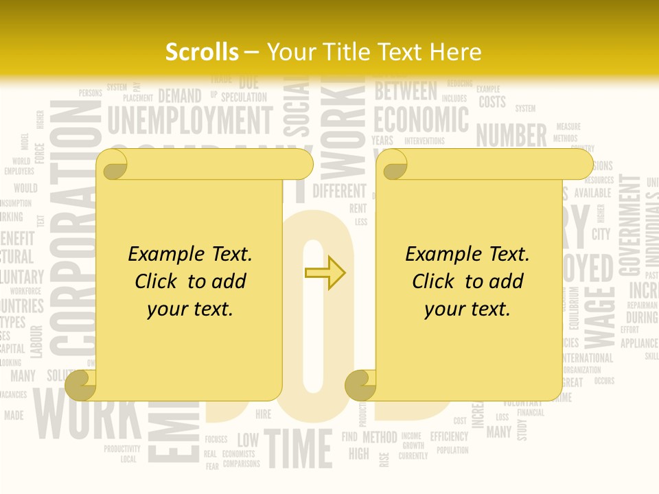 Symbol Word Candidate PowerPoint Template