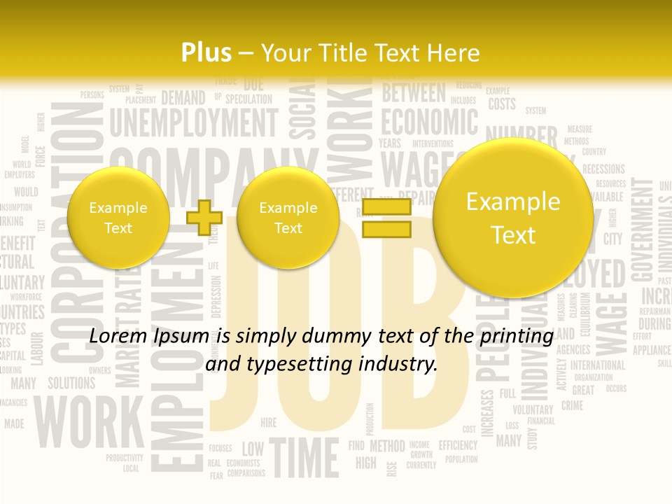 Symbol Word Candidate PowerPoint Template