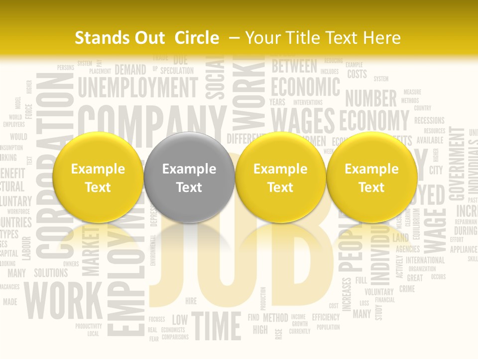 Symbol Word Candidate PowerPoint Template