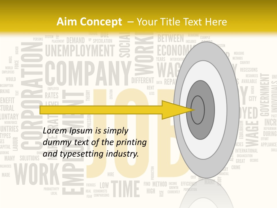 Symbol Word Candidate PowerPoint Template