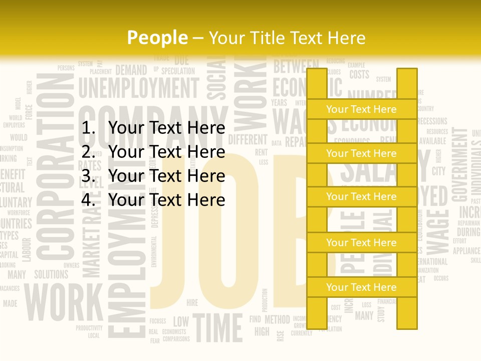Symbol Word Candidate PowerPoint Template