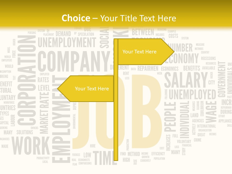Symbol Word Candidate PowerPoint Template