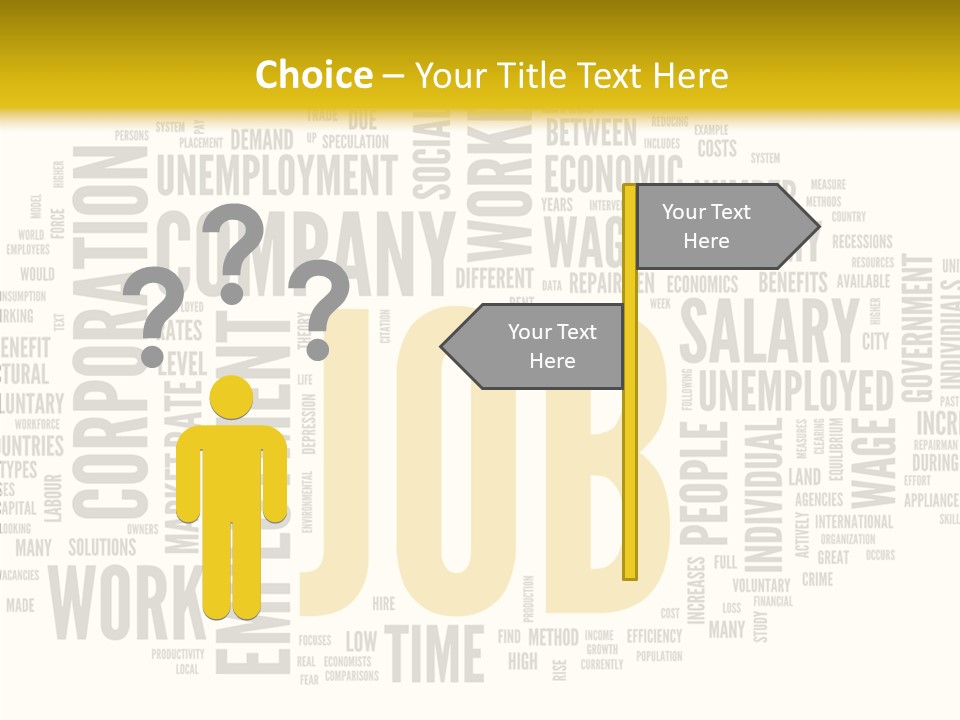 Symbol Word Candidate PowerPoint Template