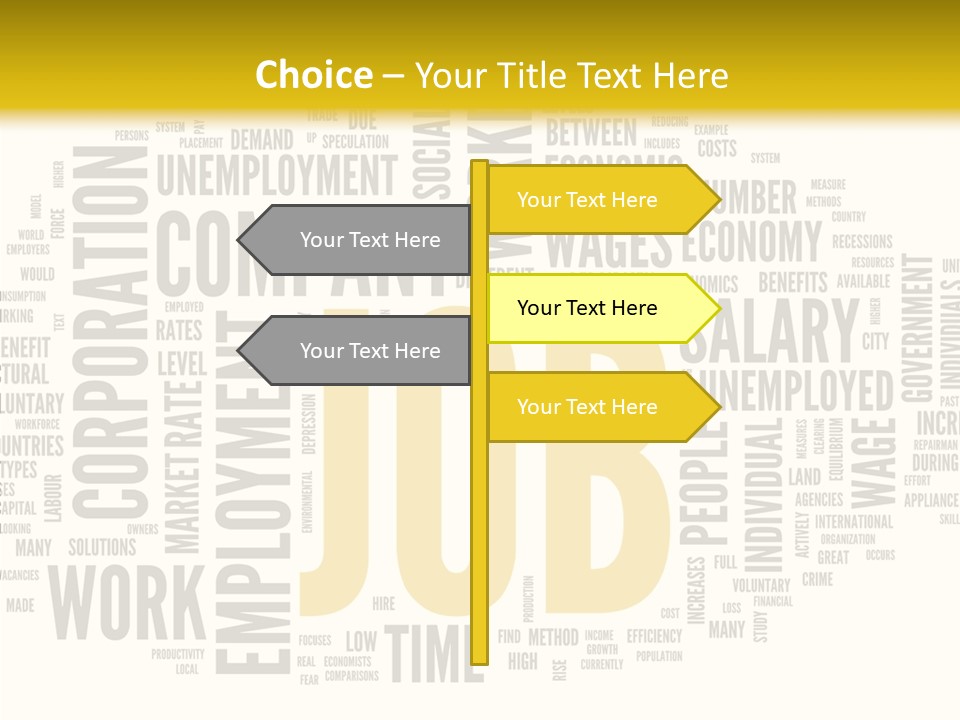 Symbol Word Candidate PowerPoint Template