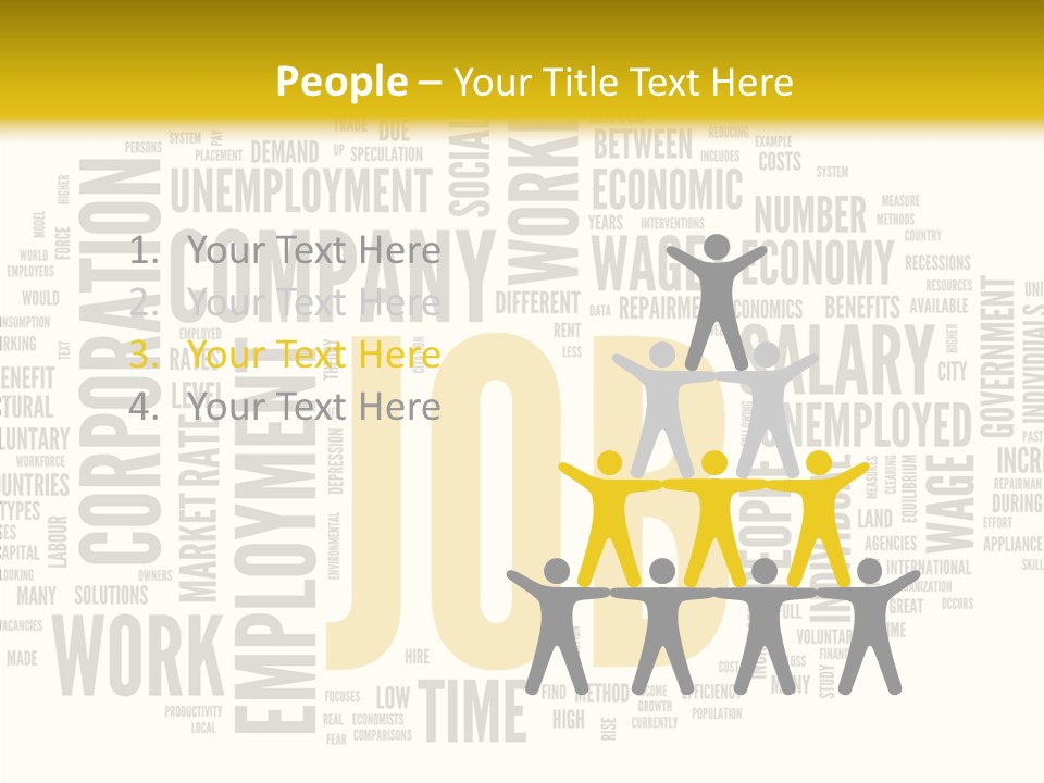 Symbol Word Candidate PowerPoint Template