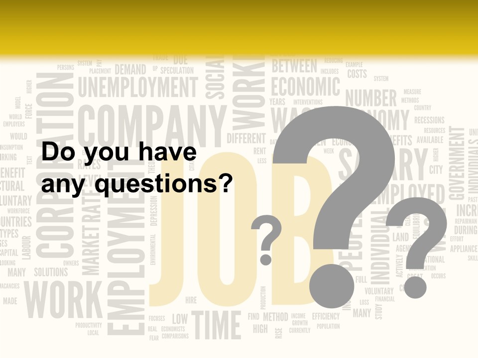 Symbol Word Candidate PowerPoint Template