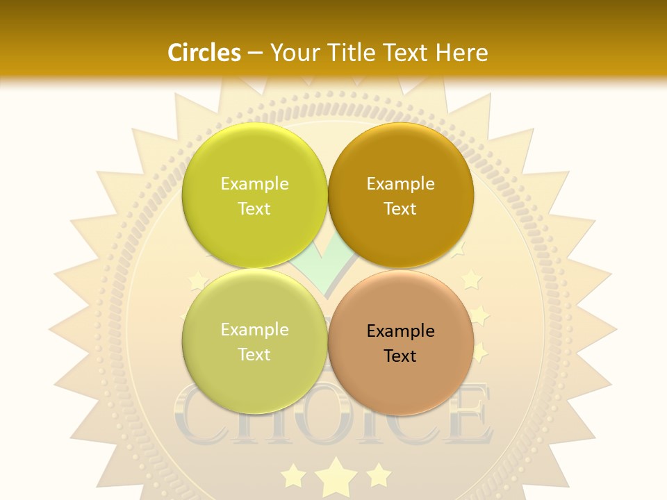 Assurance Store Label PowerPoint Template