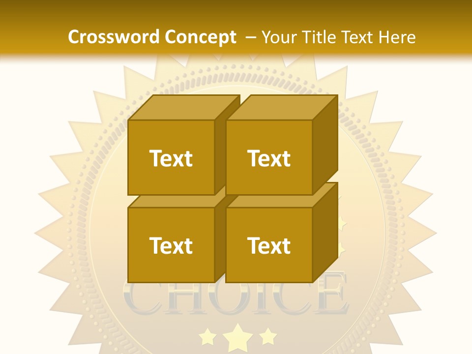 Assurance Store Label PowerPoint Template