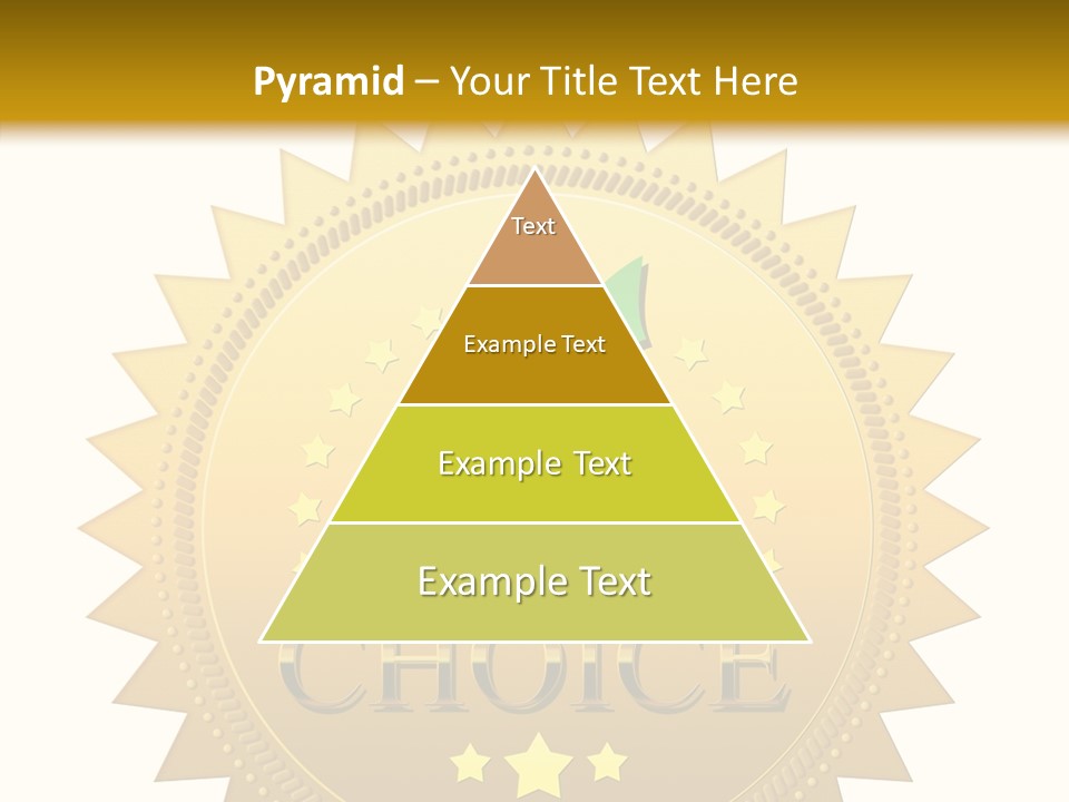 Assurance Store Label PowerPoint Template