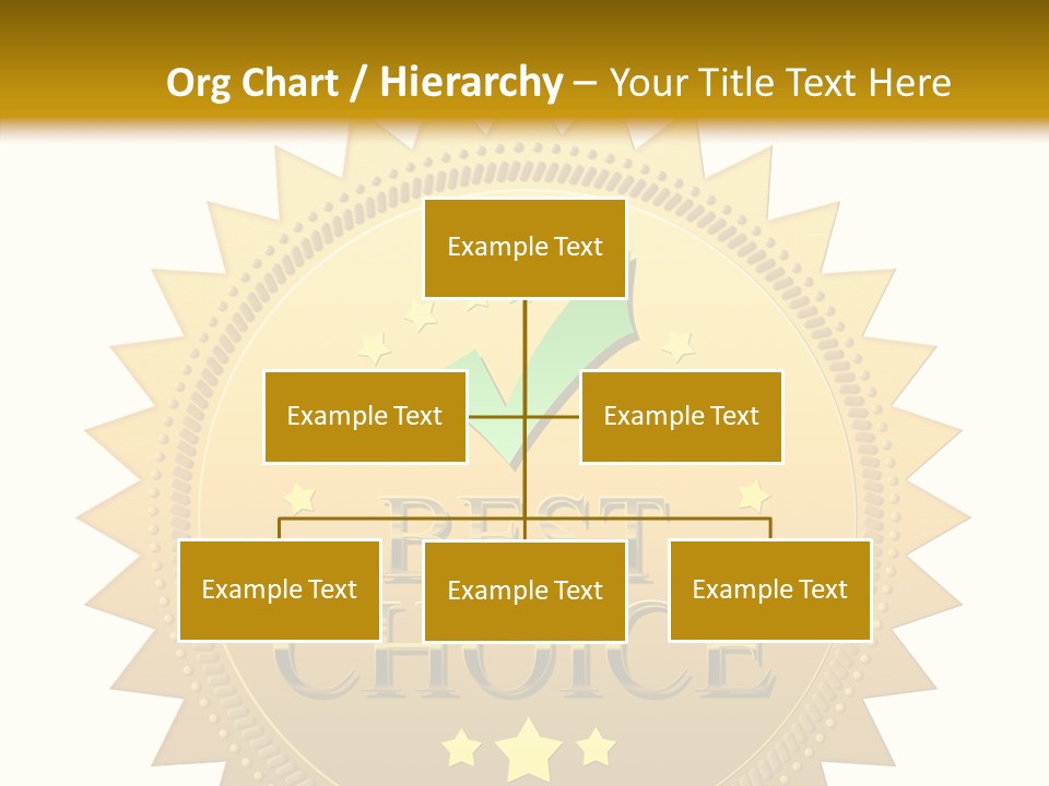 Assurance Store Label PowerPoint Template