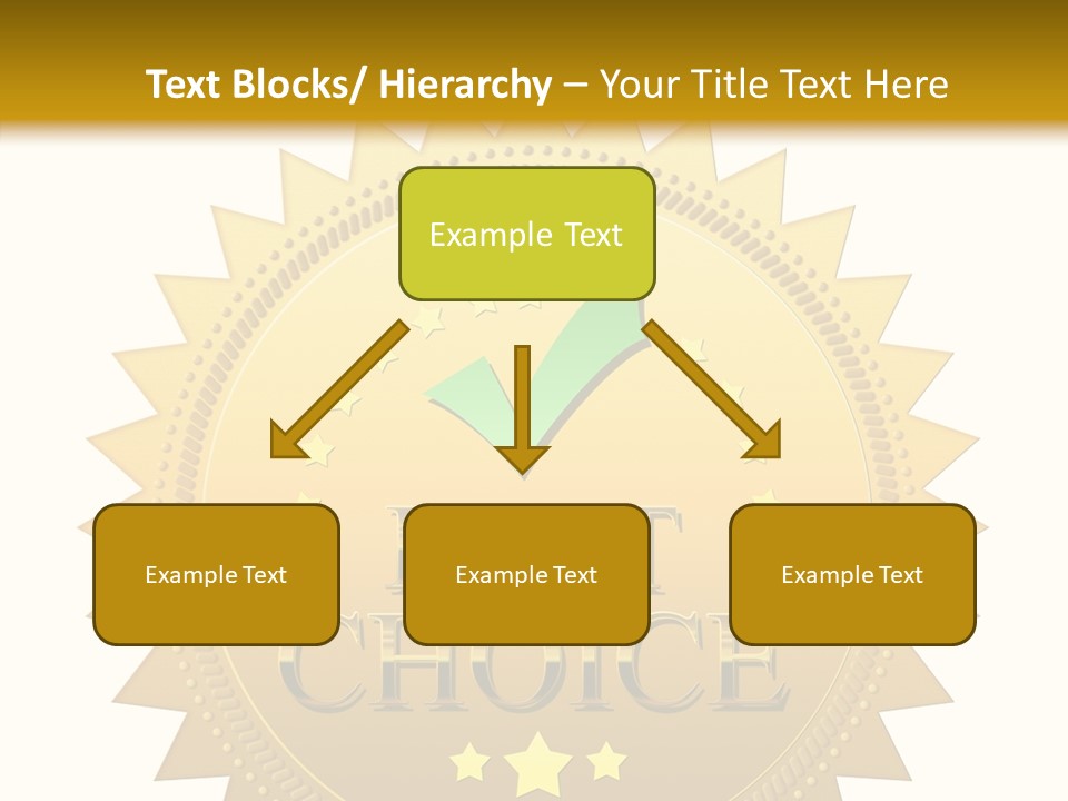 Assurance Store Label PowerPoint Template