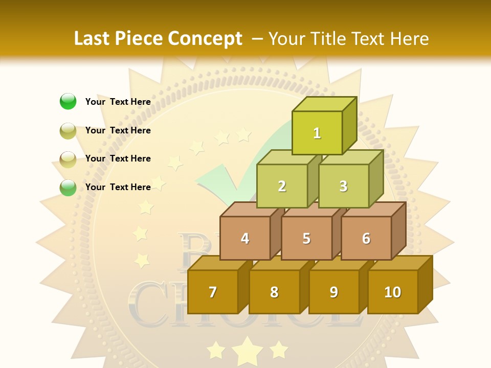Assurance Store Label PowerPoint Template