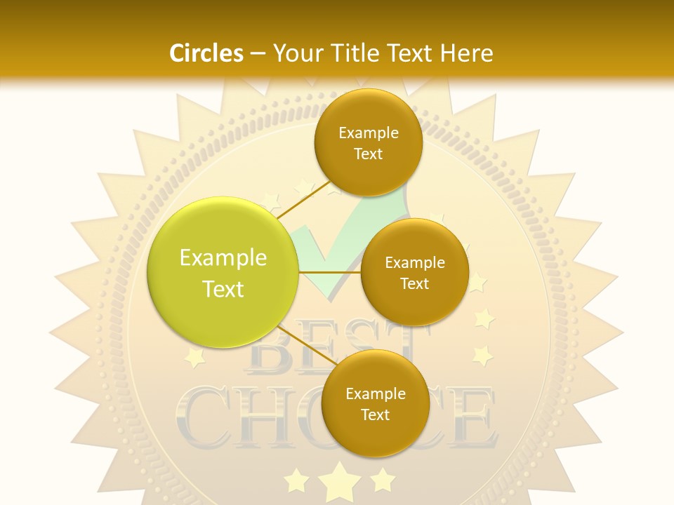 Assurance Store Label PowerPoint Template