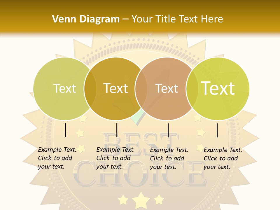 Assurance Store Label PowerPoint Template